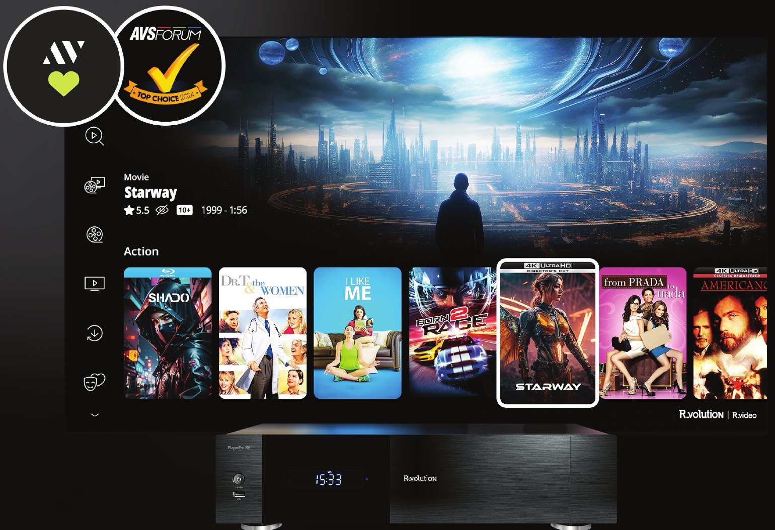 PlayerPro 8K with the R_video interface, AVS Forum Top Choice 2024