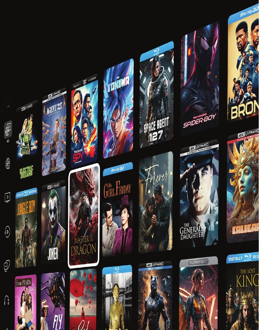 R_video library of movie posters