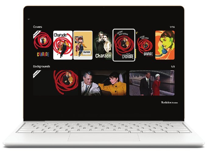 R_video on a laptop